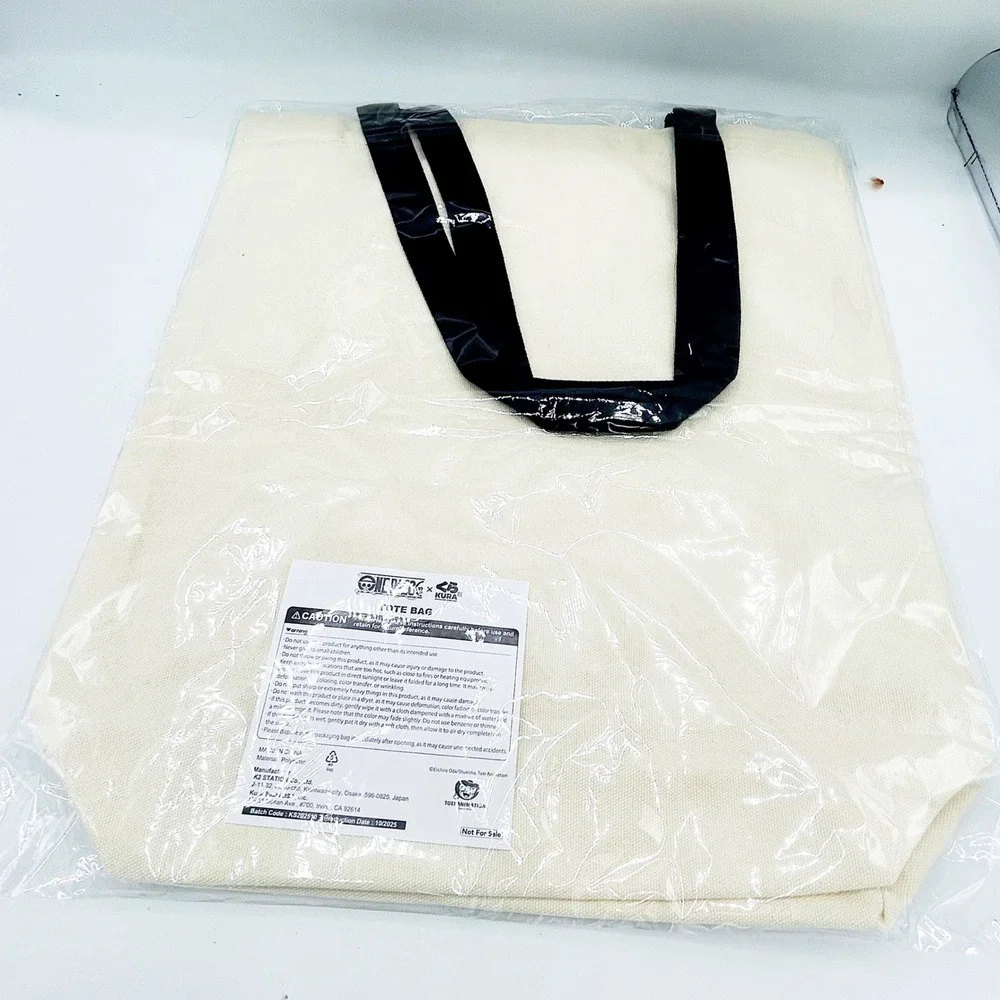 One Piece × Kura Sushi Tote Bag 2025‎ Limited Edition Brand New